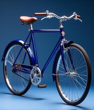 Bicicletta vintage dopo il restauro professionale